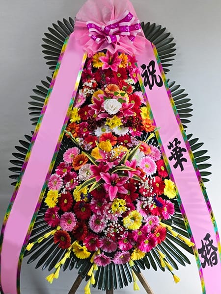 베뉴비안 웨딩홀 가장 인기있는 3단화환 기본형